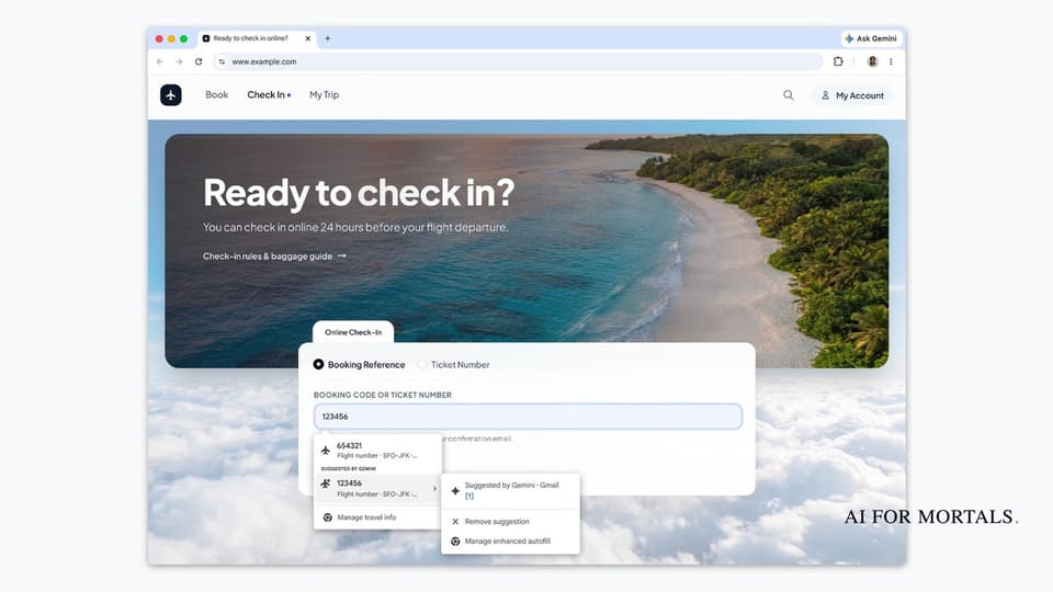 Chrome Can Now Fill In Forms With Details From Your Gmail