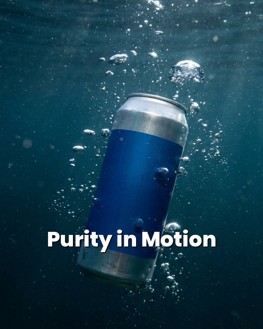 MORPHO can surrounded by bubbles with the words Purity in Motion
