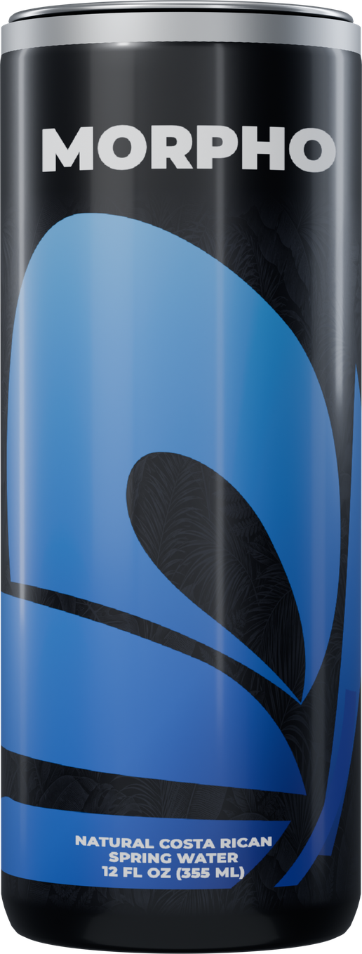Official MORPHO Sparkling 12 oz can — August 2026