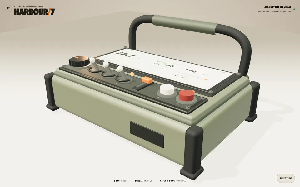 Interactive 3D command-center gadget: GPT-5.6 Sol build