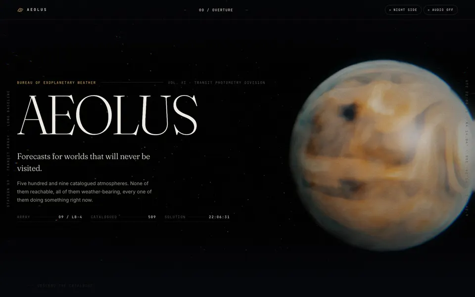 World-class web design: Opus 5 build